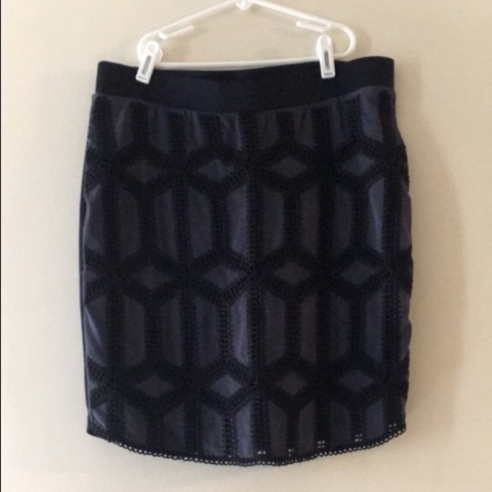 Blue/Gray and Black H&M Skirt